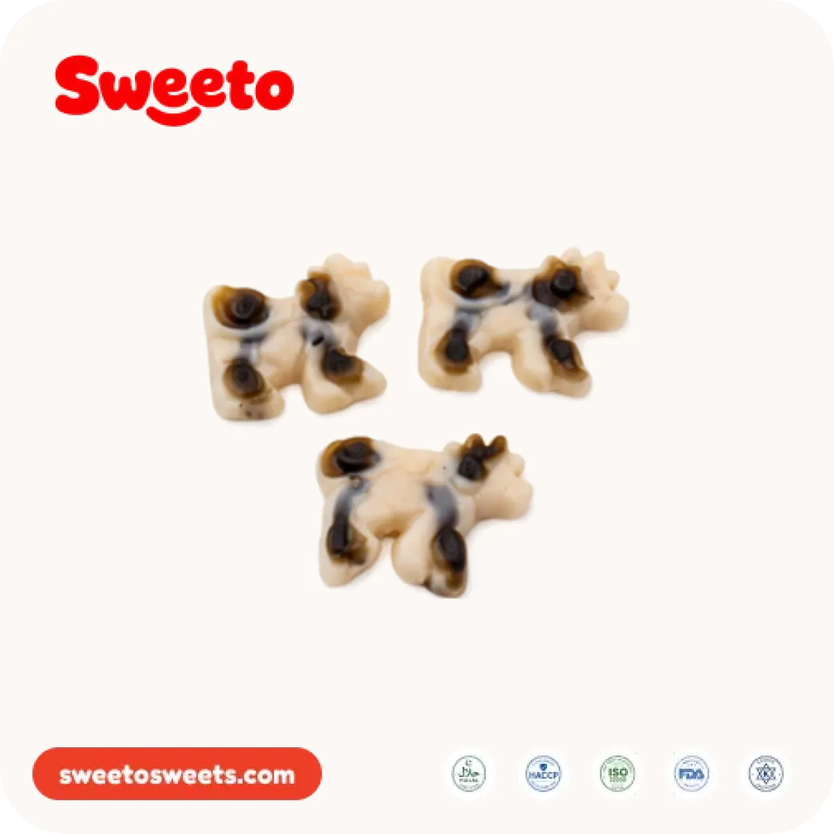 Cow gummies from Sweeto Sweets
