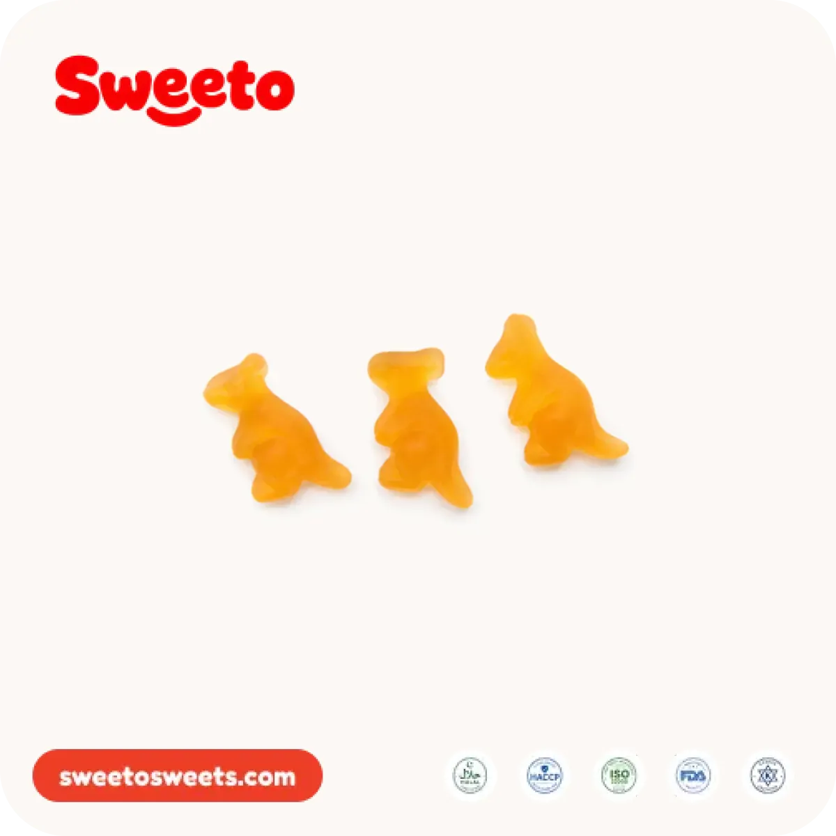 Kangaroo gummies from Sweeto Sweets