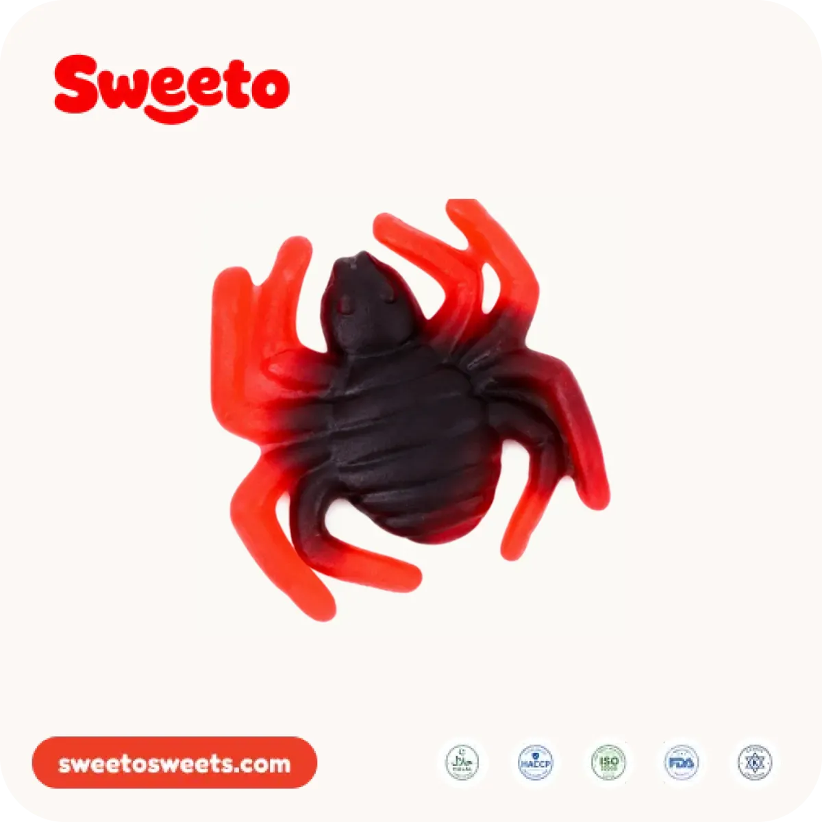 Giant spider gummy