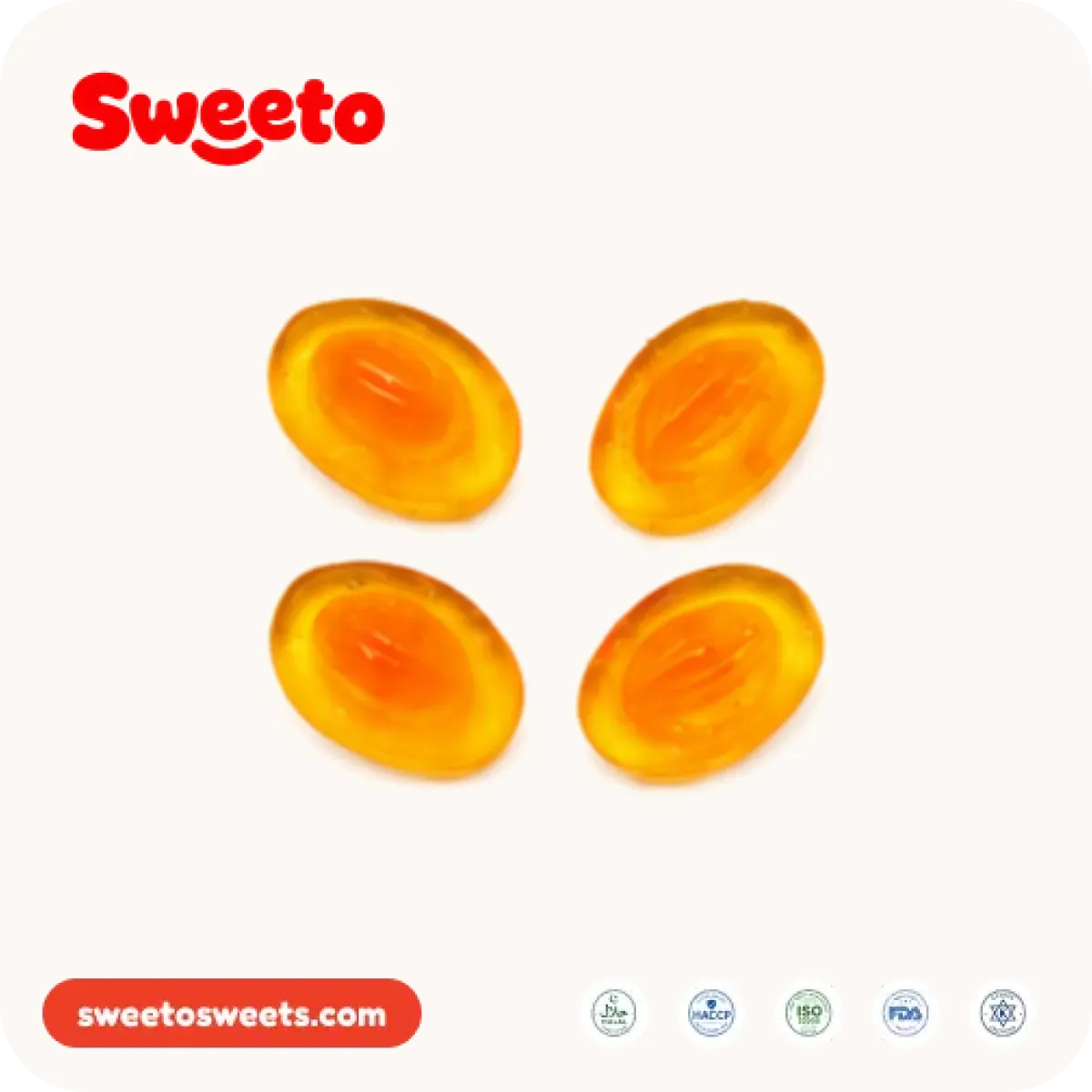 Almond gummies from Sweeto Sweets