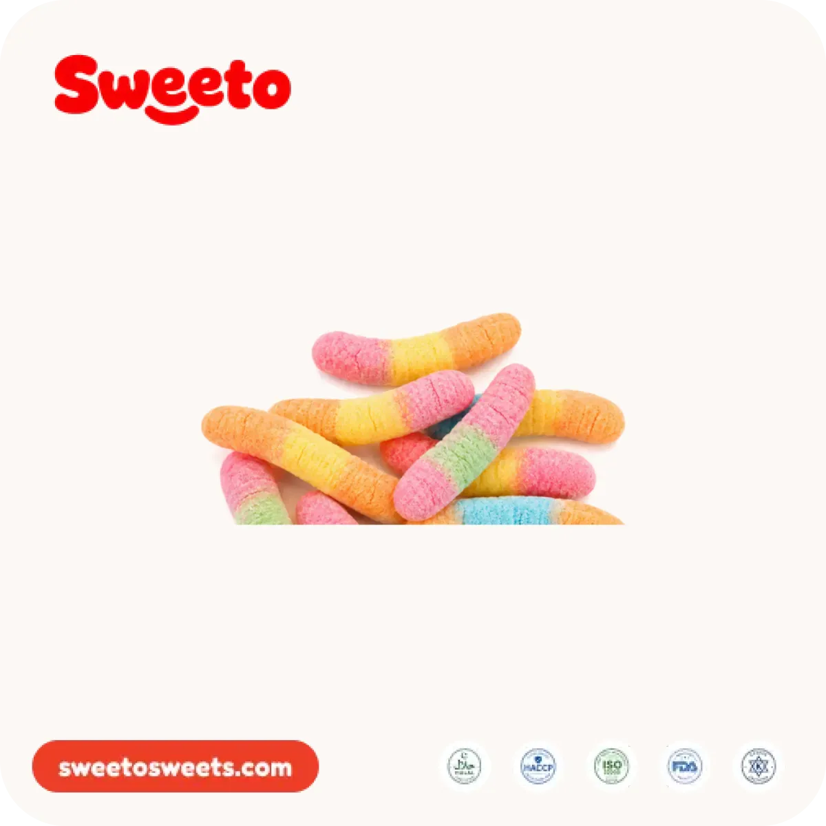 Gominolas liofilizadas surtidas de Sweeto Sweets