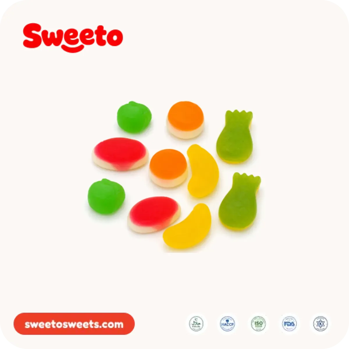 Banana gummies from Sweeto Sweets