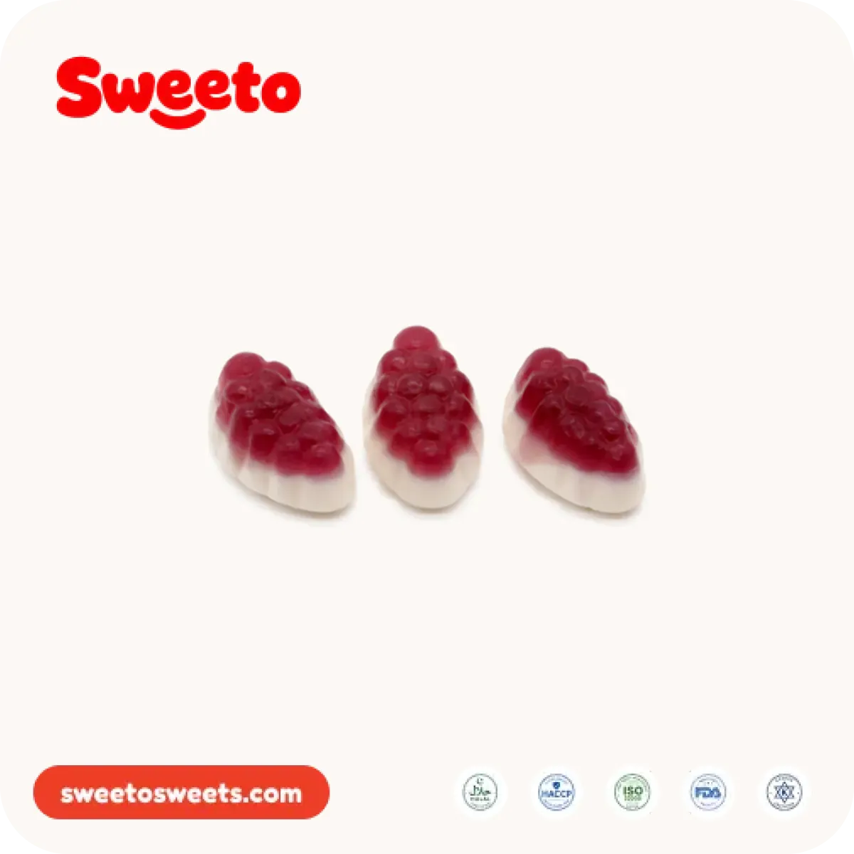 Gummy grapes from Sweeto Sweets