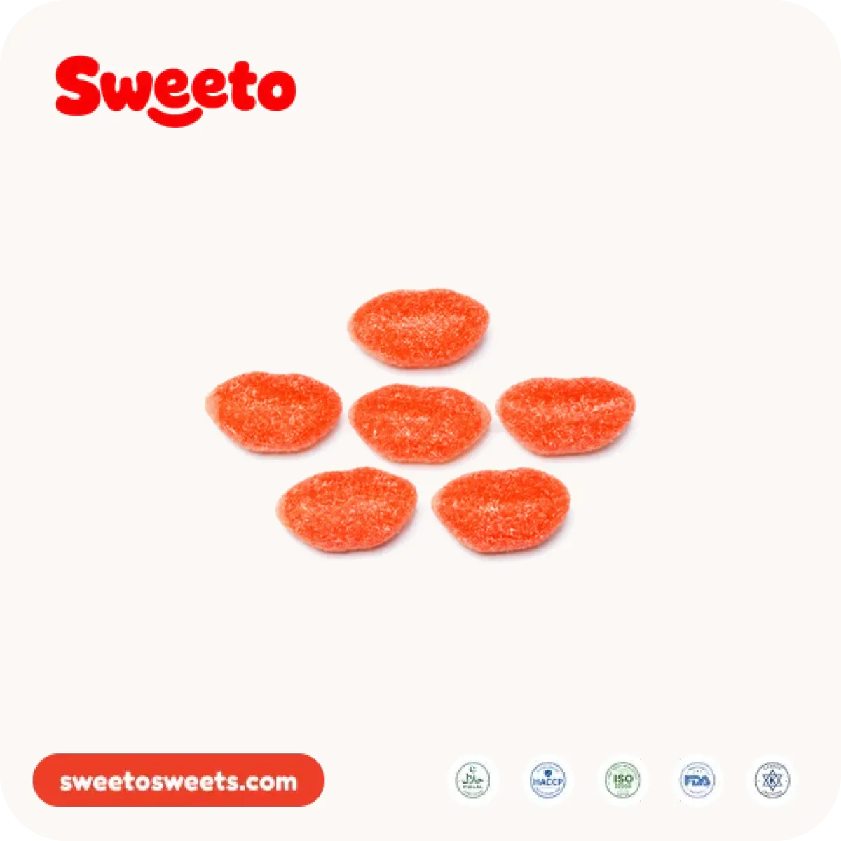 Red lips gummies from Sweeto Sweets