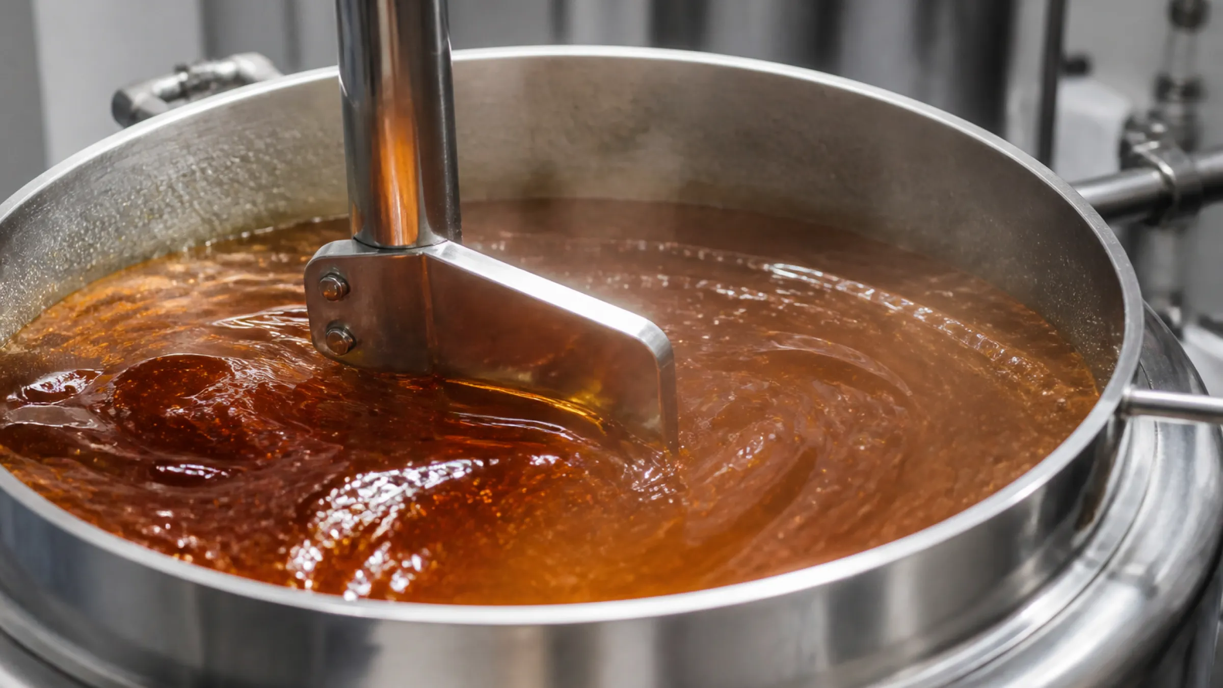 Starch mogul line depositing gummy syrup into printed starch trays