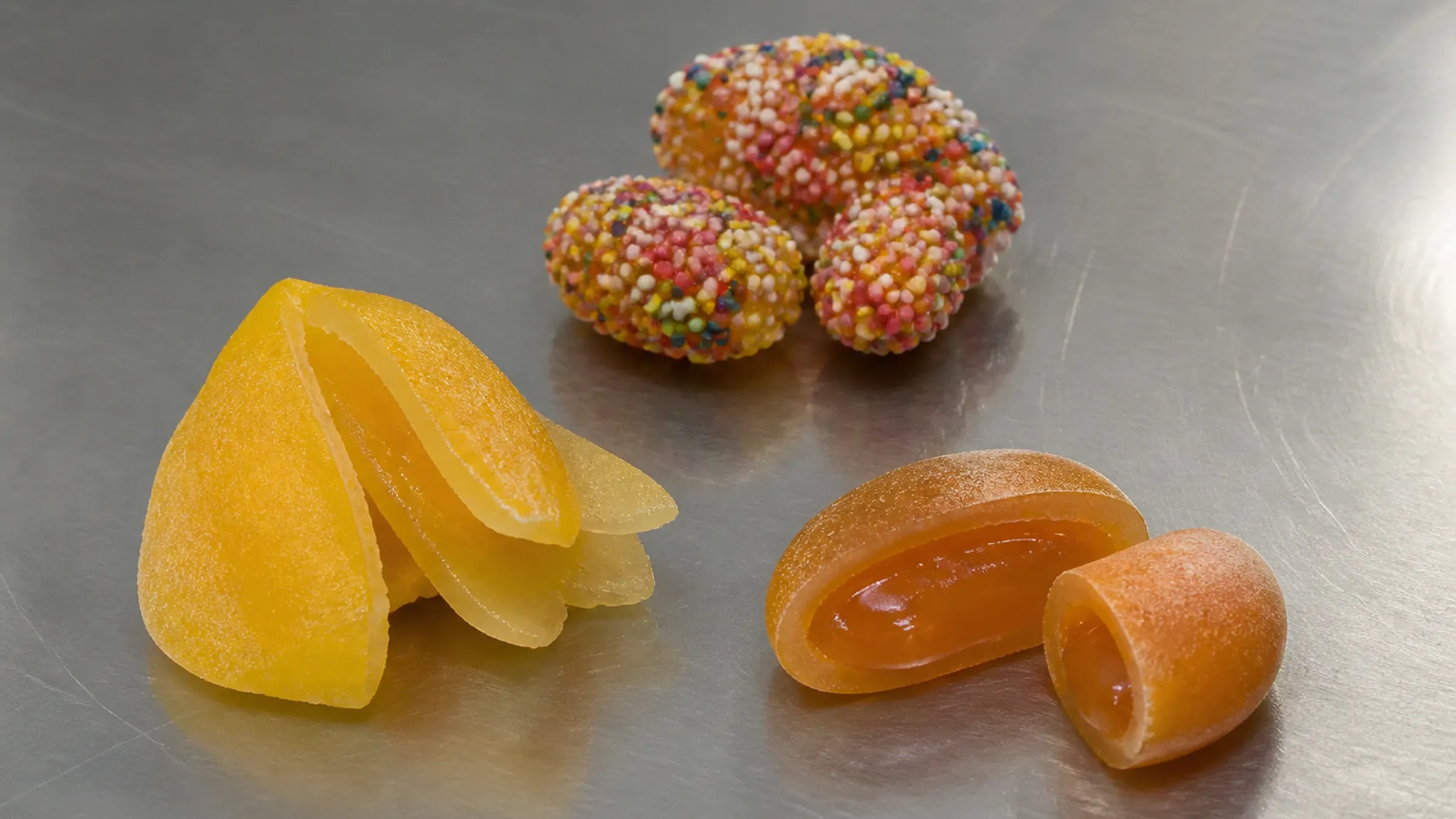 Trending gummy formats for 2026: peelable mango gummy, crunchy clusters and liquid-filled gummies