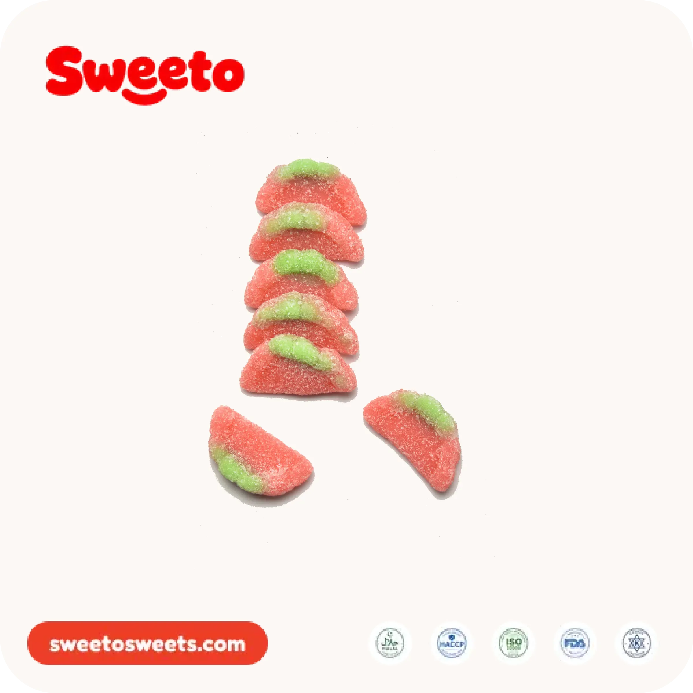 Gominolas de sandía pelables de Sweeto Sweets