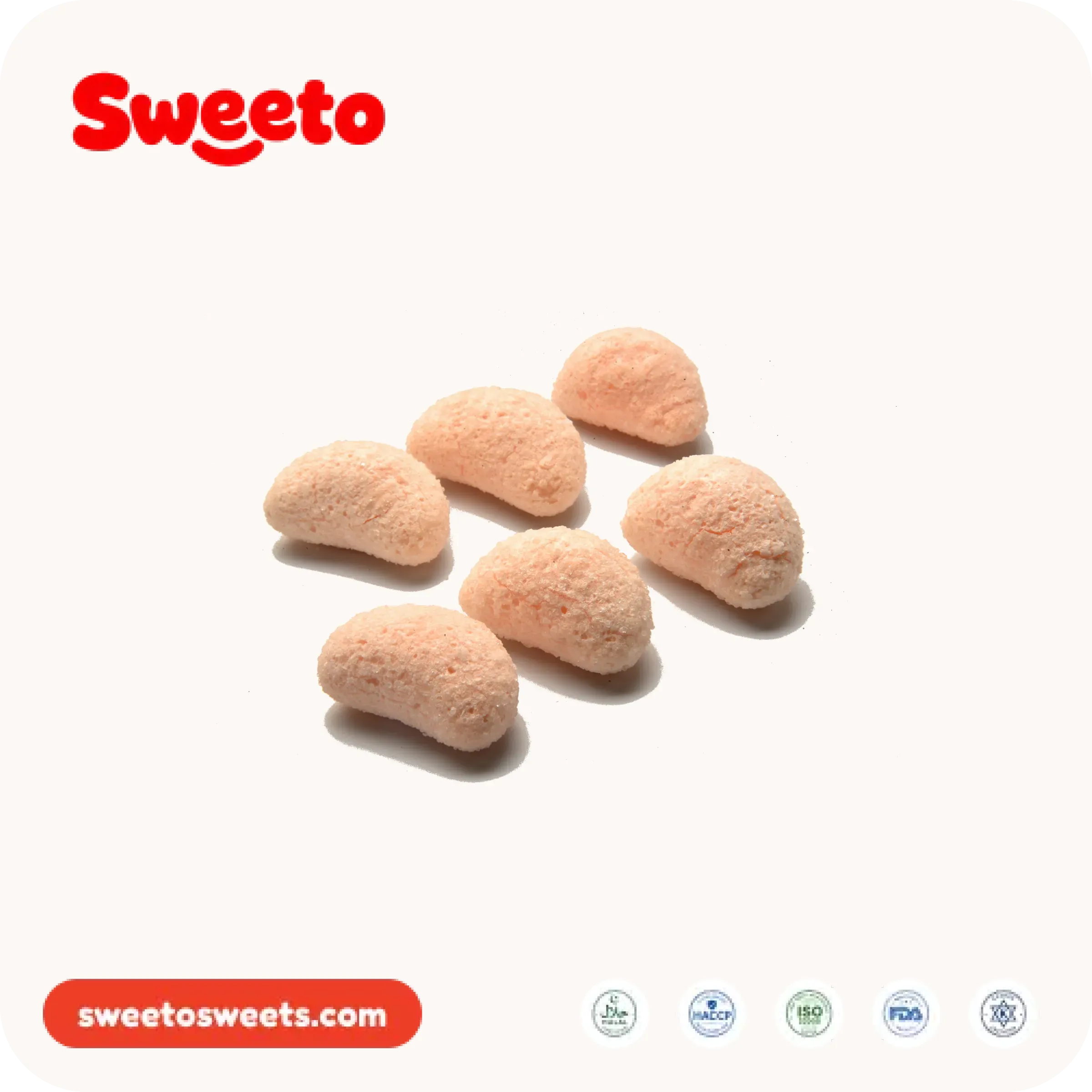 Freeze-dried orange slices from Sweeto Sweets