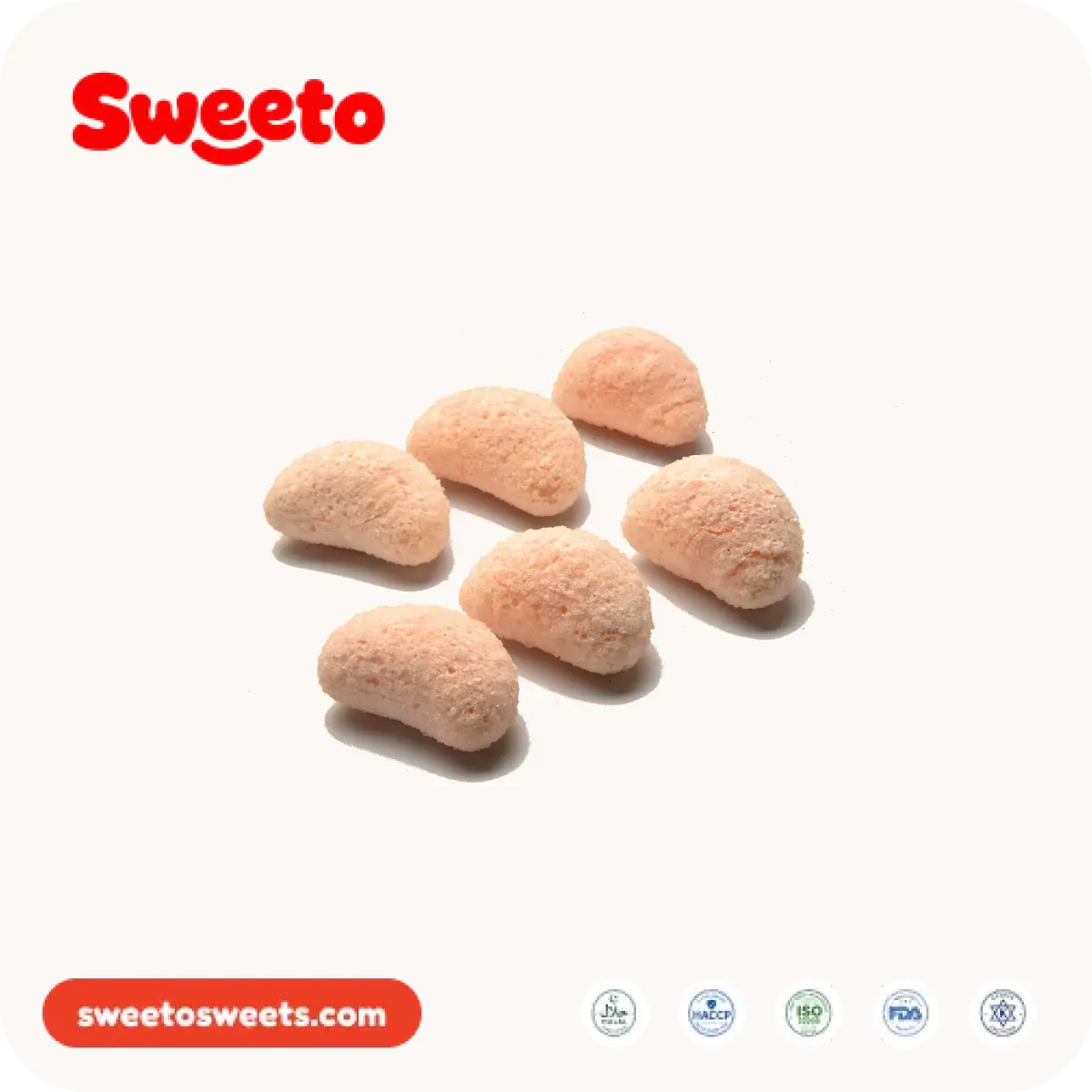 Freeze-dried orange slices from Sweeto Sweets