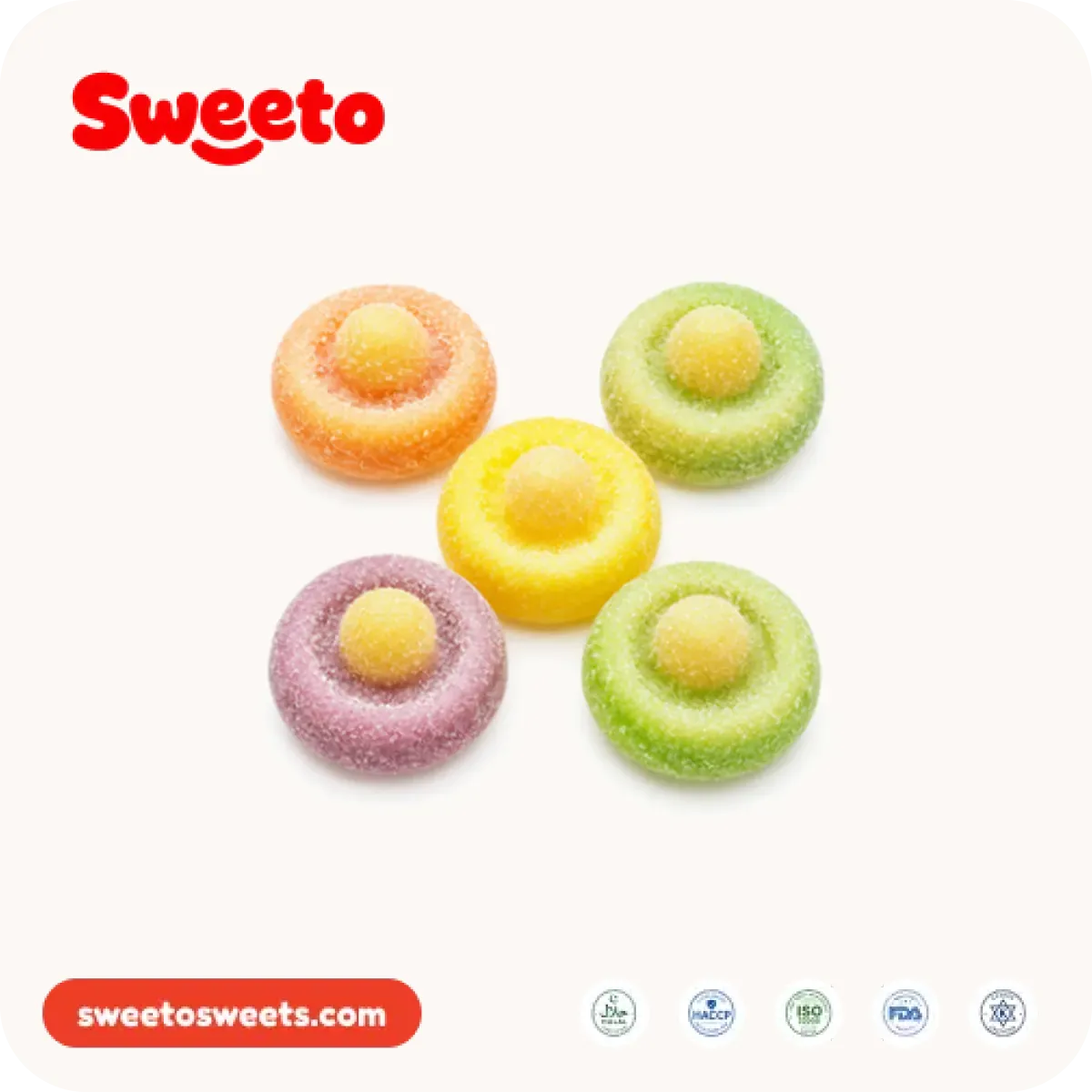 حلوى الفطر الهلامية من Sweeto Sweets