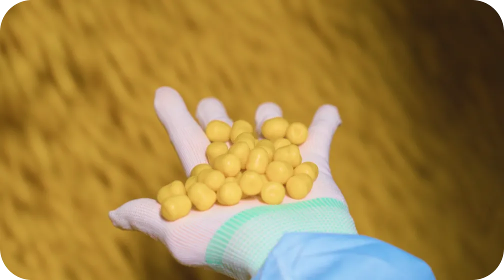 Gominolas diseñadas para texturas masticables, firmes y rellenas
