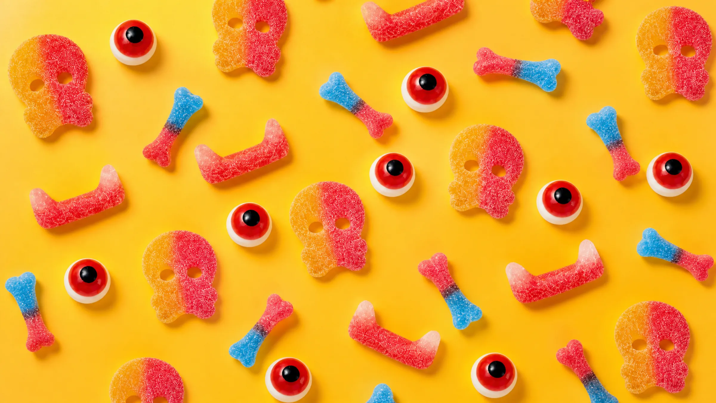 3.Seasonal gummy candy shapes for Halloween, Christmas, and holiday packaging programs